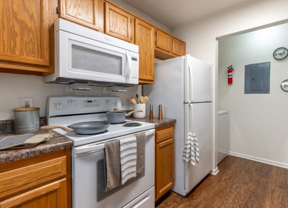 Spacious kitchen at Barton Farms in