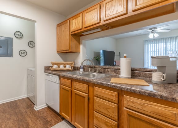 Spacious kitchen at Barton Farms in