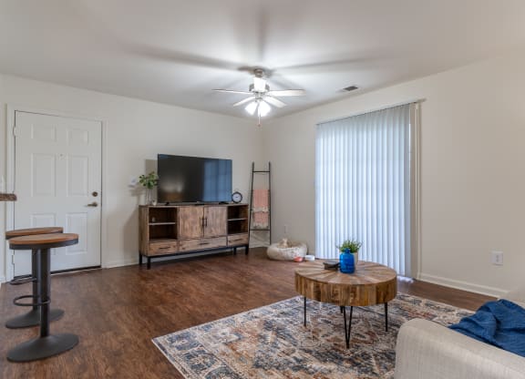 Spacious living room at Barton Farms in Greenwood, IN 46143