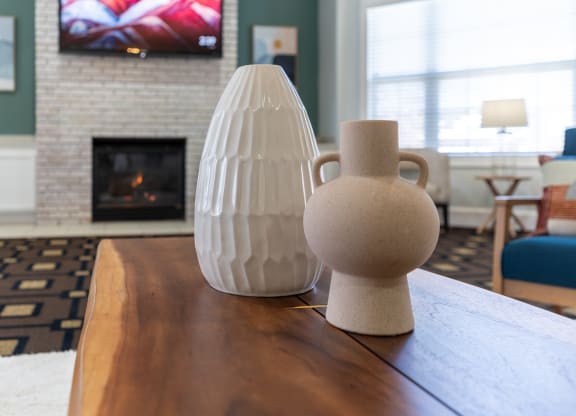 Clubhouse Decor at Creekside at Meadowbrook Apartments in Lowell, IN