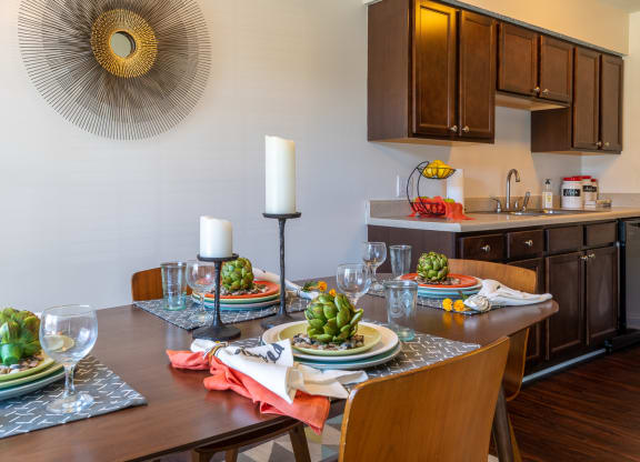 Sophisticated Dining Area at Hamilton Square Apartments, Westfield, IN, 46074