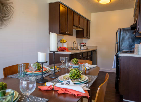 Separate Dining Room at Hamilton Square Apartments, Indiana, 46074