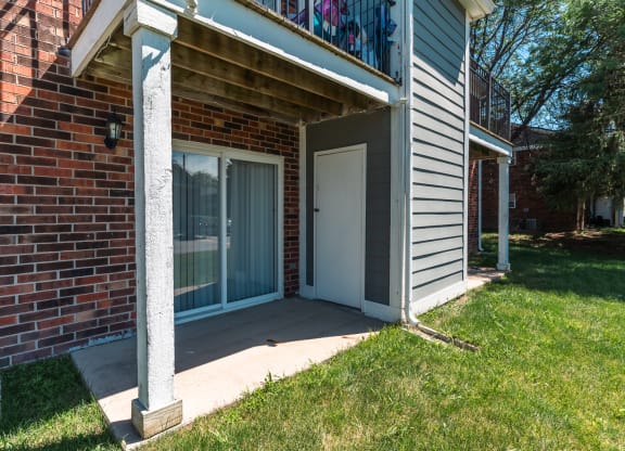 Backyard Space at Hamilton Square Apartments, Westfield, Indiana