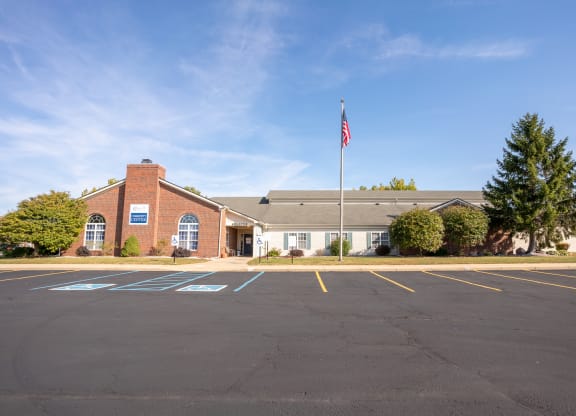 Reserved Parking Space at Walnut Creek Apartments, Kokomo, Indiana