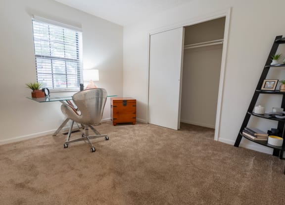 Closet View at Sandstone Court Apartments, Greenwood
