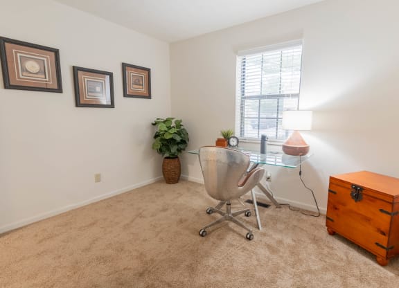 Desk at Sandstone Court Apartments, Greenwood, Indiana