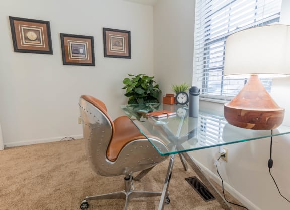 Work Desk at Sandstone Court Apartments, Greenwood, IN, 46142