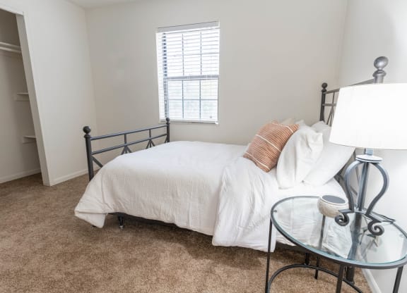 Cozy Bedroom at Sandstone Court Apartments, Greenwood, Indiana