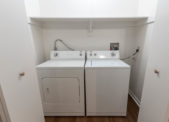 Stacked Washer/Dryer at Sandstone Court Apartments, Greenwood, IN
