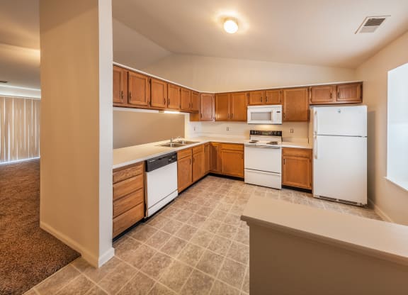 Spacious kitchen at Barton Farms in Greenwood, IN