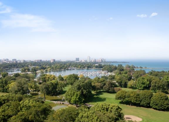 Spectacular View at Park Heights by the Lake Apartments, Illinois, 60649