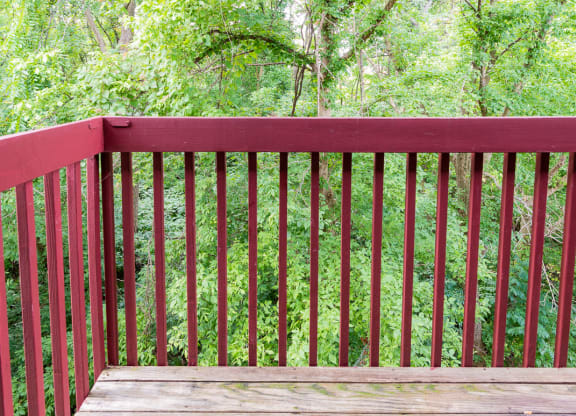 Balcony at Meadow View Apartments and Townhomes, Springboro, OH, 45066