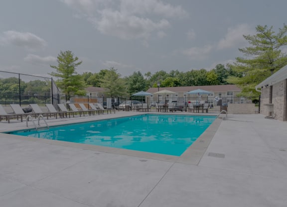 the swimming pool at our apartments