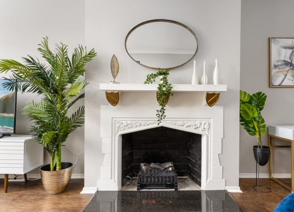 Fireplace in Select Units at Park Heights by the Lake Apartments, Chicago, IL