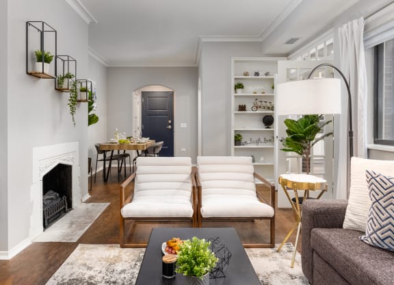 Resort Style Living Rooms at Park Heights by the Lake Apartments, Chicago, IL, 60649