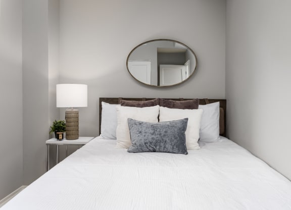 Cozy Bedroom at Park Heights by the Lake Apartments, Chicago, Illinois