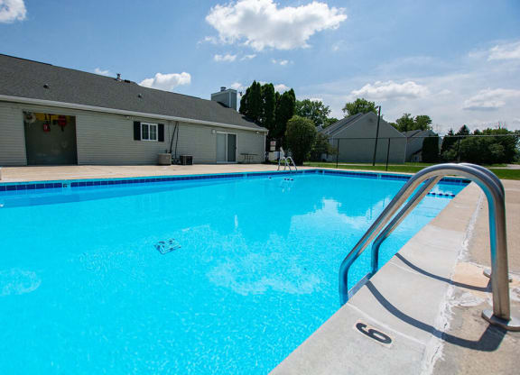Relaxing Pool at The Lodge Apartments, Indianapolis, IN, 46205