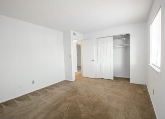 Built-in Shelving In Closet at Waterstone Place Apartments, Indianapolis, Indiana