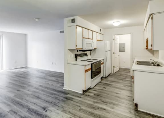 Updated Kitchen at Walnut Creek Apartments, Indiana