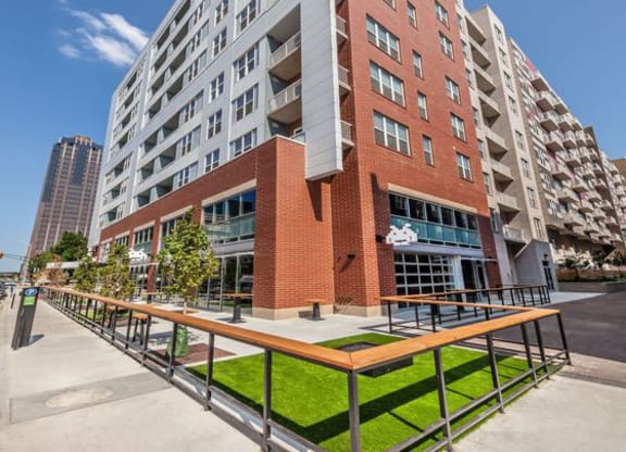 High Rise Building Exterior at The Whit Apartments, Indianapolis, 46204