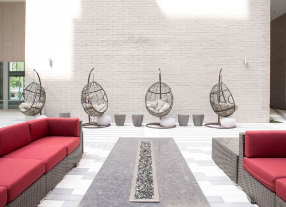 Lobby at The Whit Apartments, Indianapolis, IN