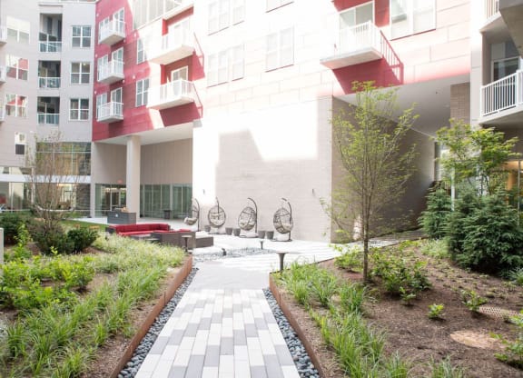 Walking Path at The Whit Apartments, Indiana, 46204