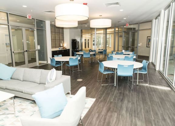 Resident Lounge at The Whit Apartments, Indianapolis, IN, 46204