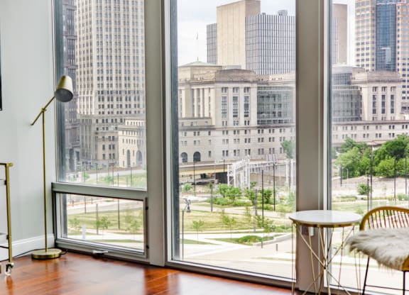 a room with a view at The Washington at Chatham, Pittsburgh