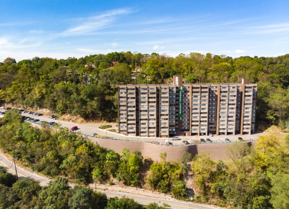 Exterior at Walnut Towers at Frick Park, Pittsburgh, PA