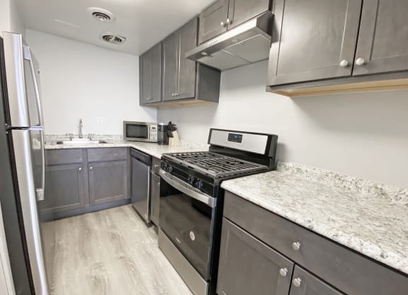 kitchen at Walnut Towers at Frick Park, Pittsburgh