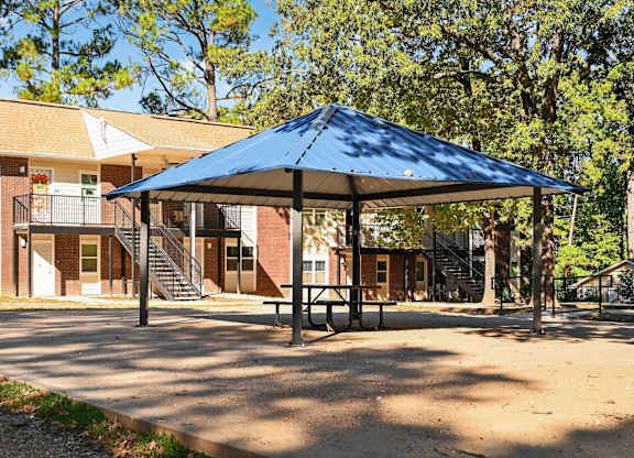 A Blue Canopy at Fair Oaks Apartments, Arkansas