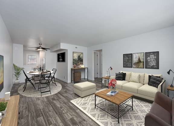 Fernview floor plan-renovated one bedroom ranch