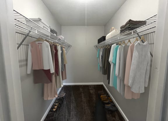 Large walk-in closet
