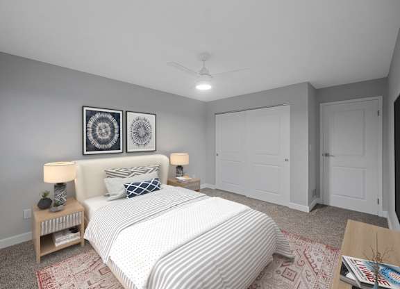 Large Bedroom at Indian Creek Apartments*, Cincinnati, Ohio