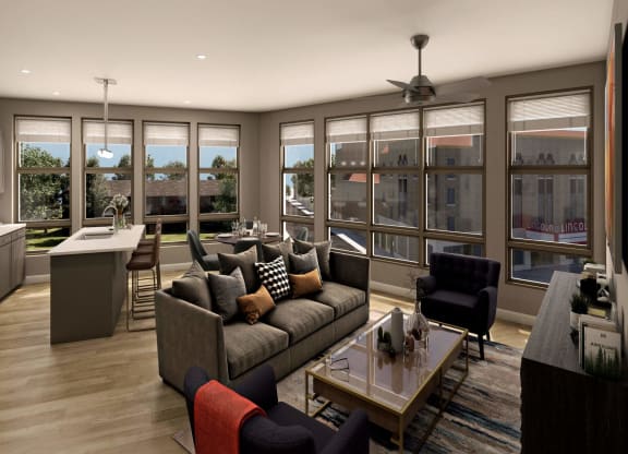 Clubroom at Adelphi Quarter, Columbus