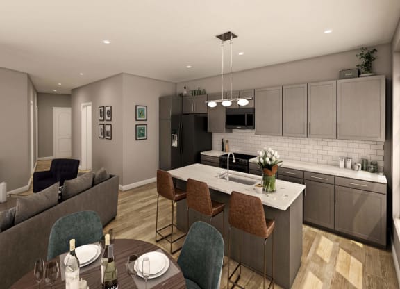Kitchen Unit at Adelphi Quarter, Columbus, OH