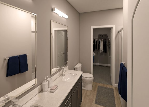 Bathroom at Adelphi Quarter, Columbus, 43203