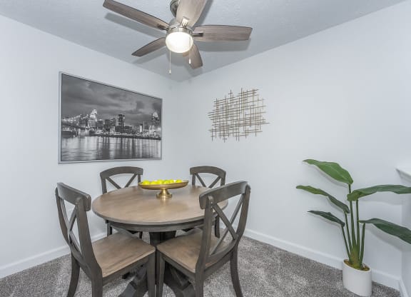 Dining Room at Galbraith Pointe Apartments and Townhomes*, Cincinnati, Ohio