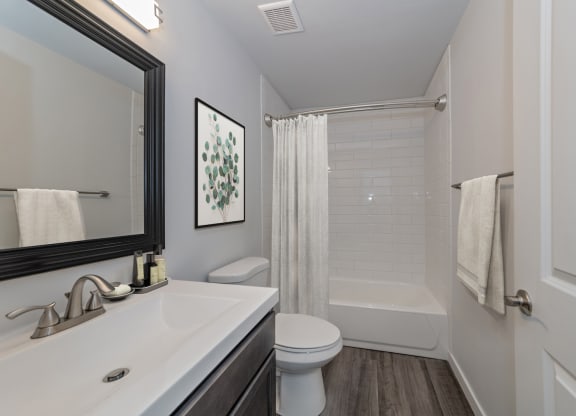 Bathroom With Bathtub at Ivy Hills Living Spaces, Cincinnati