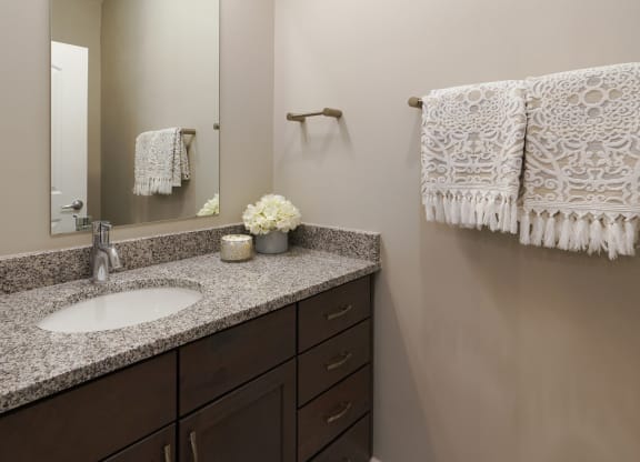 Bathroom with a sink at Adelphi Quarter, Columbus, OH