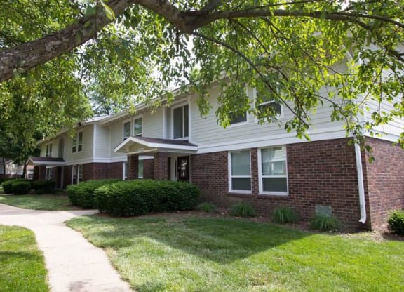Building with a sidewalk in front of it at Summit at Keystone, Indianapolis, 46220