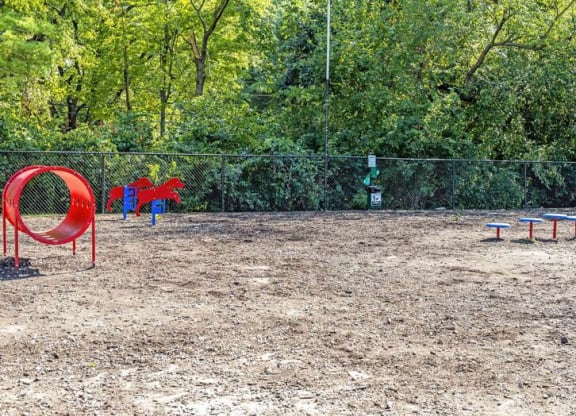 Park with a bunch of playground equipment in it at Summit at Keystone, Indiana, 46220