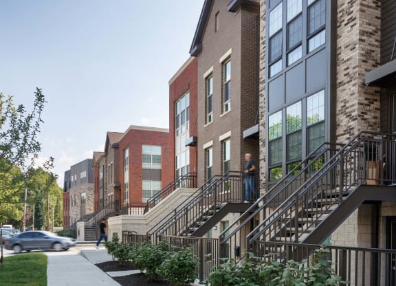 Exterior Porch at Adelphi Quarter, Ohio