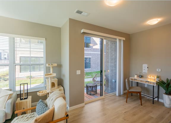 Luxury Living Room at Liberty Flats Apartments, Liberty Township, 45069