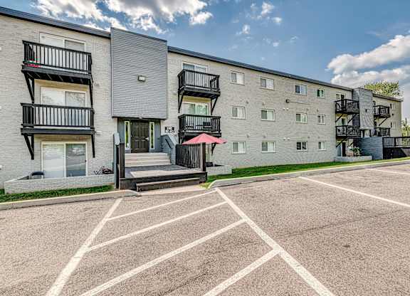 A parking lot  at The Apex, Ohio, 45239