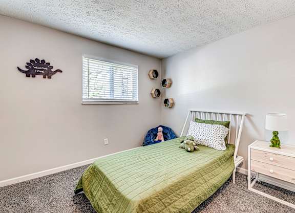 Model Bedroom at The Apex, Cincinnati, Ohio