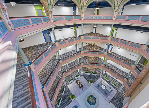 Atrium view at The Lofts at Shillito Place, Ohio