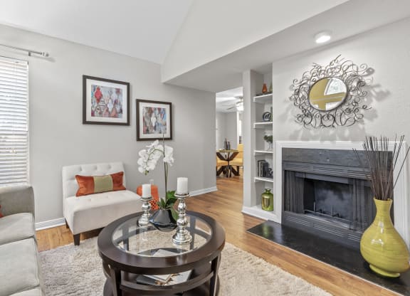 Modern Living Room at Regency Place, Raleigh, 27606