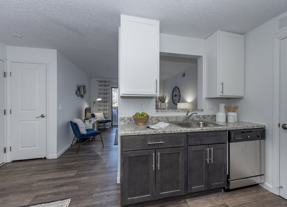 Cabinets and a dishwasher at Mallard Landing Apartments , Ohio, 43302