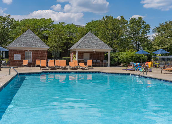 the swimming pool at the resort at governors crossing at Bishops Gate, Cincinnati, OH, 45249